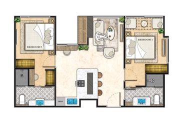 2 Bedroom Condo for sale in The Riviera Santa Monica, Nong Prue, Chonburi