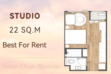 1 Bedroom Condo for sale in The LIVIN Ramkhamhaeng, Hua Mak, Bangkok near MRT Lam Sali
