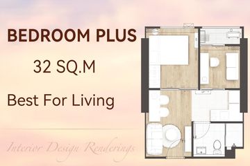 1 Bedroom Condo for sale in The LIVIN Ramkhamhaeng, Hua Mak, Bangkok near MRT Lam Sali