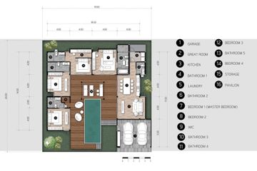 4 Bedroom House for sale in Coco Tropical, Mae Nam, Surat Thani
