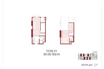 1 Bedroom Condo for sale in Aspire Huai Khwang, Din Daeng, Bangkok near MRT Huai Khwang