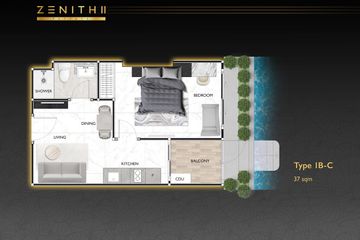 1 Bedroom Condo for sale in Nong Prue, Chonburi