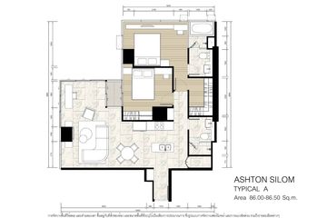2 Bedroom Condo for sale in Ashton Silom, Suriyawong, Bangkok near BTS Chong Nonsi