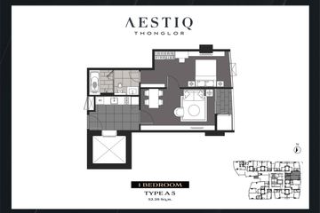 1 Bedroom Condo for sale in AESTIQ Thonglor, Khlong Tan Nuea, Bangkok near BTS Thong Lo