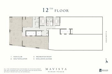 4 Bedroom Condo for sale in Mavista Phrom Phong, Khlong Tan Nuea, Bangkok near BTS Phrom Phong