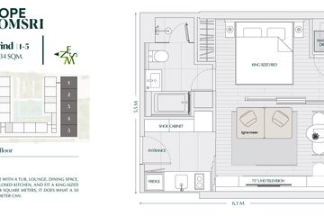 1 Bedroom Condo for sale in SCOPE Promsri, Khlong Tan Nuea, Bangkok near BTS Phrom Phong