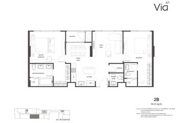 2 Bedroom Condo for sale in Via 61, Khlong Tan Nuea, Bangkok near BTS Ekkamai