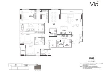 3 Bedroom Condo for sale in Via 61, Khlong Tan Nuea, Bangkok near BTS Ekkamai