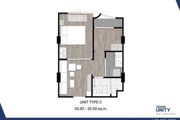1 Bedroom Condo for sale in Blue Sukhumvit 89, Bang Chak, Bangkok near BTS Bang Chak