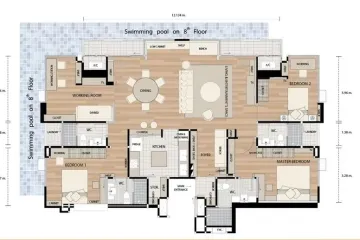 3 Bedroom Condo for rent in The Parco condominium, Thung Maha Mek, Bangkok