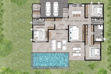 3 Bedroom House for sale in The Mountain Estate, Wang Phong, Prachuap Khiri Khan