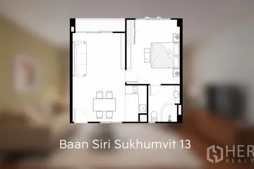 1 Bedroom Condo for sale in Baan Siri Sukhumvit 13, Khlong Toei Nuea, Bangkok near BTS Nana