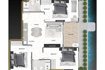 3 Bedroom Condo for sale in Zenith Pattaya ll, Nong Prue, Chonburi