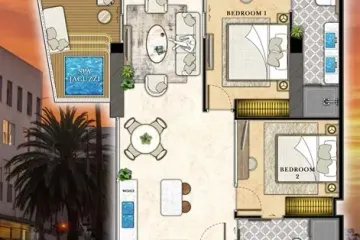 2 Bedroom Condo for sale in The Riviera California, Nong Prue, Chonburi