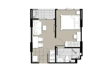 1 Bedroom Condo for sale in Metro Luxe Ratchada, Din Daeng, Bangkok near MRT Huai Khwang