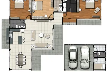 3 Bedroom House for sale in At Green Gallery, Bang Phra, Chonburi