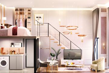 1 Bedroom Condo for sale in Origin Plug & Play Ramkhamhaeng Triple Station, Hua Mak, Bangkok near MRT Lam Sali