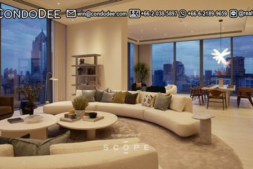 3 Bedroom Condo for sale in SCOPE Langsuan, Lumpini, Bangkok near BTS Chit Lom