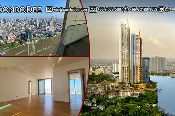 3 Bedroom Condo for sale in Magnolias Waterfront Residences, Khlong Ton Sai, Bangkok near BTS Saphan Taksin