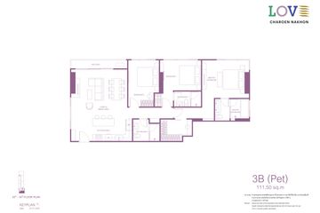 3 Bedroom Condo for sale in Love Charoen Nakhon, Bang Lamphu Lang, Bangkok near BTS Krung Thon Buri