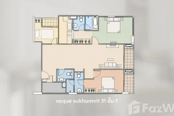 2 Bedroom Condo for sale in Voque Sukhumvit 31, Khlong Toei Nuea, Bangkok near MRT Sukhumvit