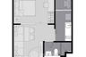 1 Bedroom Condo for sale in Aspire Asoke-Ratchada, Din Daeng, Bangkok near MRT Phra Ram 9