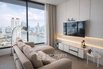 2 Bedroom Condo for rent in Chapter Charoennakhorn-Riverside, Bang Lamphu Lang, Bangkok near BTS Krung Thon Buri