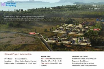 3 Bedroom Villa for sale in Pak Nam Pran, Prachuap Khiri Khan