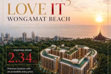 1 Bedroom Condo for sale in Love It Wongamat Beach Pattaya, Na Kluea, Chonburi