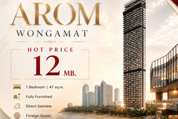 1 Bedroom Condo for sale in Arom Wongamat, Na Kluea, Chonburi