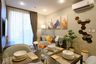 2 Bedroom Condo for rent in XT Huaikhwang, Din Daeng, Bangkok near MRT Huai Khwang