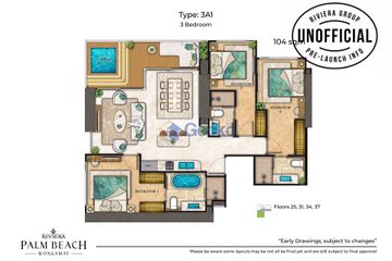3 Bedroom Condo for sale in The Riviera Palm Beach Wongamat, 