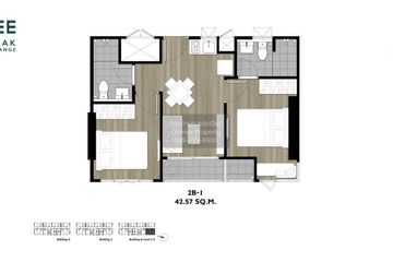 2 Bedroom Condo for sale in The Tree Hua Mak, Hua Mak, Bangkok near Airport Rail Link Hua Mak