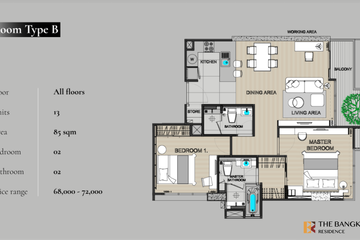 2 Bedroom Condo for rent in Destiny @ 63, Phra Khanong Nuea, Bangkok near BTS Ekkamai