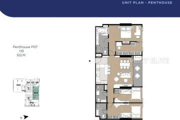 3 Bedroom Condo for sale in Na Kluea, Chonburi