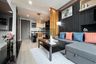 2 Bedroom Condo for rent in Quinn Condo Ratchada,  near MRT Sutthisan