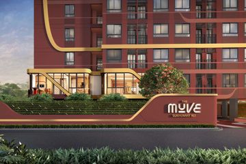 1 Bedroom Condo for sale in THE MUVE Sukhumvit 107, Samrong Nuea, Samut Prakan near BTS Bearing