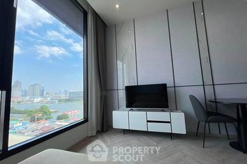 1 Bedroom Condo for rent in Chapter Charoennakhorn-Riverside, Bang Lamphu Lang, Bangkok near BTS Krung Thon Buri