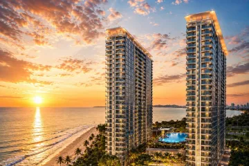 2 Bedroom Condo for sale in The Twin Tower Jomtien, Nong Prue, Chonburi