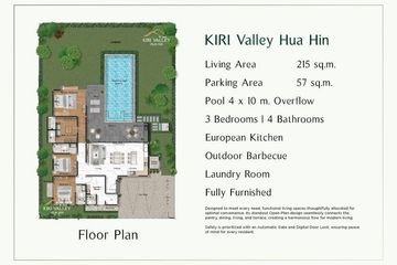 3 Bedroom House for sale in Kiri Valley Hua Hin, Thap Tai, Prachuap Khiri Khan