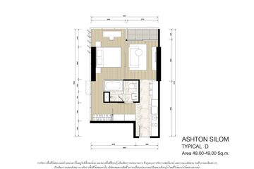 1 Bedroom Condo for sale in Ashton Silom, Suriyawong, Bangkok near BTS Chong Nonsi