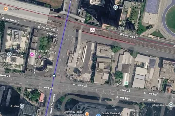 Land for sale in Bang Kapi, Bangkok near MRT Phetchaburi