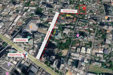 Land for sale in Khlong Tan Nuea, Bangkok near BTS Phrom Phong