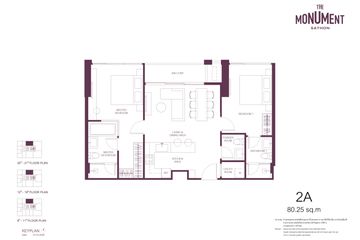2 Bedroom Condo for sale in The Monument Sathorn, Silom, Bangkok near BTS Saint Louis