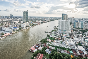 2 Bedroom Condo for rent in Chapter Charoennakhorn-Riverside, Bang Lamphu Lang, Bangkok near BTS Krung Thon Buri