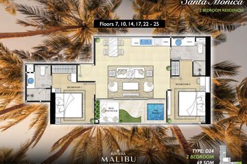 2 Bedroom Condo for sale in The Riviera Malibu & Residences, Nong Prue, Chonburi