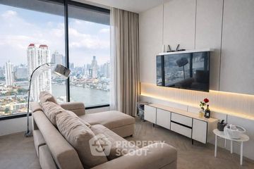 2 Bedroom Condo for rent in Chapter Charoennakhorn-Riverside, Bang Lamphu Lang, Bangkok near BTS Krung Thon Buri