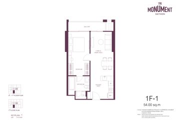 1 Bedroom Condo for sale in The Monument Sathorn, Silom, Bangkok near BTS Saint Louis