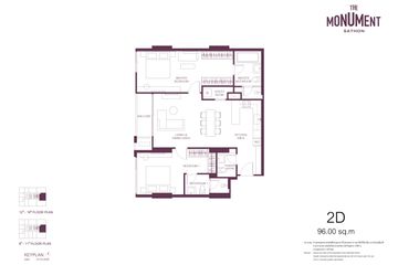 2 Bedroom Condo for sale in The Monument Sathorn, Silom, Bangkok near BTS Saint Louis