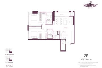 2 Bedroom Condo for sale in The Monument Sathorn, Silom, Bangkok near BTS Saint Louis